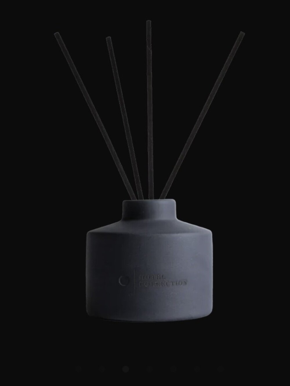 NIB Hotel Collection My Way Charcoal Reed Diffuser In Box with White Logo